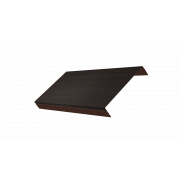 Ламель обратная 150 жалюзи Texas 0,45 Print Elite с пленкой Coffee Wood TwinColor