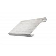 Ламель лицевая 150 жалюзи Texas 0,45 Print Elite с пленкой Snow Wood TwinColor