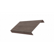 Ламель обратная 150 жалюзи Texas 0,45 Print Elite с пленкой White Wood TwinColor