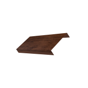 Ламель обратная 125 жалюзи Texas 0,45 Print Premium с пленкой Cherry Wood Fresh TwinColor