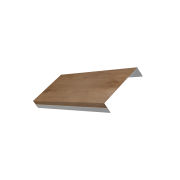 Ламель обратная 125 жалюзи Texas 0,45 Print Premium с пленкой Pine Wood Fresh