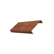 Ламель обратная 125 жалюзи Texas 0,45 Print Premium с пленкой Rowan Fresh TwinColor