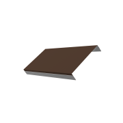 Ламель обратная 150 жалюзи Texas 0,5 PurLite Matt с пленкой RAL 8017 шоколад