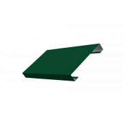 Ламель лицевая 125 жалюзи Texas 0,5 Satin с пленкой RAL 6005 зеленый мох