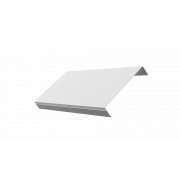 Ламель обратная 150 жалюзи Texas 0,5 Satin с пленкой RAL 9003 сигнальный белый