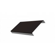 Ламель обратная 150 жалюзи Texas 0,5 Satin с пленкой RAL 9005 черный