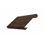 Ламель лицевая 150 жалюзи Texas 0,45 Print Elite с пленкой Antique Wood TwinColor