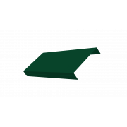 Ламель обратная 125 жалюзи Texas 0,45 PE-Double с пленкой RAL 6005 зеленый мох