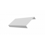 Ламель обратная 125 жалюзи Texas 0,45 PE-Double с пленкой RAL 9003 сигнальный белый