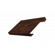 Ламель лицевая 150 жалюзи Texas 0,45 Print Elite с пленкой Cherry Wood TwinColor