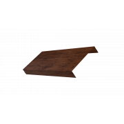 Ламель обратная 125 жалюзи Texas 0,45 Print-Double Premium с пленкой Cherry Wood Fresh