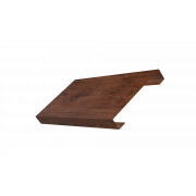 Ламель лицевая 125 жалюзи Texas 0,45 Print Premium с пленкой Cherry Wood Fresh TwinColor