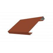 Ламель лицевая 150 жалюзи Texas 0,5 Satin Matt с пленкой RAL 8004 терракота