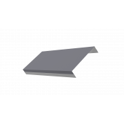 Ламель обратная 125 жалюзи Texas 0,5 Satin с пленкой RAL 7004 сигнальный серый