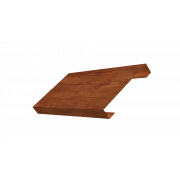 Ламель лицевая 125 жалюзи Texas 0,45 Print Elite с пленкой Rowan TwinColor