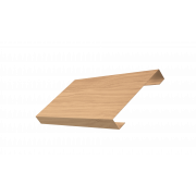 Ламель лицевая 125 жалюзи Texas 0,45 Print Elite с пленкой Honey Wood TwinColor