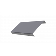 Ламель обратная 150 жалюзи Texas 0,5 Satin с пленкой RAL 7004 сигнальный серый