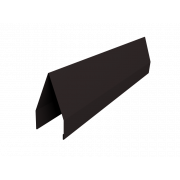 Ламель жалюзи Tokyo new 0,45 PE-Double RAL 9005 черный