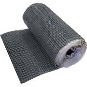 Лента для примыкания гофрированная алюминиевая Optima серая, 280 мм (5м)