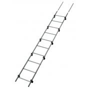 Лестница кровельная Grand Line RAL 7040 2,76м