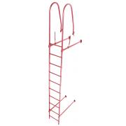 Лестница стеновая Grand Line RAL 3018 2,76м