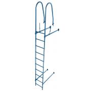 Лестница стеновая Grand Line RAL 5005 2,76м