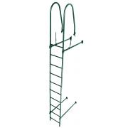 Лестница стеновая Grand Line RAL 6005 2,76м