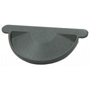 Заглушка торцевая универсальная Optima Matt 125мм RAL 7024