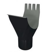 Воронка Optima Matt 125/90мм RAL 9005