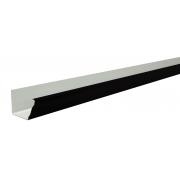 Желоб прямоугольный Vortex Matt 127мм 3м RAL 9005 черный