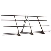 Ограждение кровельное со снегозадержателем Grand Line 1,2х3м RAL 8017