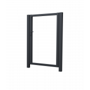 Калитка Жалюзи Texas 2,0х1 RAL 7024 без заполнения (ламель150 мм)