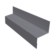 Отлив межэтажный 35 0,45 Drap TX RAL 7004 сигнальный серый (3м)