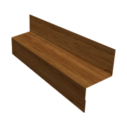 Отлив межэтажный 35 0,45 Print-Double Elite Golden Wood (2м)