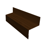 Отлив межэтажный 45 0,45 Print Elite Choco Wood TwinColor (2м)