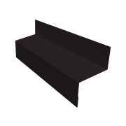 Отлив межэтажный 45 0,45 PE с пленкой RAL 9005 черный (3м)