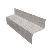 Отлив межэтажный 45 0,45 Print Elite Snow Wood TwinColor (3м)