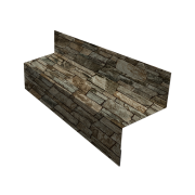 Отлив межэтажный 45 0,45 Print Elite Fine Stone TwinColor (3м)