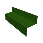 Отлив межэтажный 45 0,45 PE с пленкой RAL 6002 лиственно-зеленый (2м)