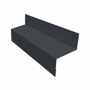 Отлив межэтажный 45 0,45 Drap TX RAL 7024 мокрый асфальт (2м)