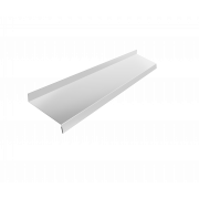 Отлив простой 150 0,7 PE с пленкой RAL 9003 сигнальный белый (2м)