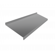 Отлив простой 200 0,45 PE с пленкой RAL 9006бело-алюминиевый (2м)