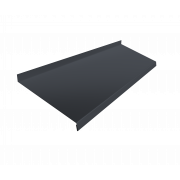 Отлив простой 200 0,5 Rooftop Бархат RAL 7024 мокрый асфальт (2м)