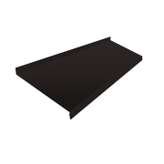 Отлив простой 250 0,45 Drap TX RAL 9005 черный (2м)