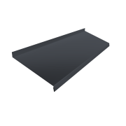 Отлив простой 250 0,5 PurLite Matt RAL 7024 мокрый асфальт (2м)