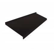 Отлив простой 250 0,5 Velur X RAL 9005 черный (3м)