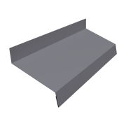 Отлив простой 50 0,45 PE с пленкой RAL 7004 сигнальный серый (2м)