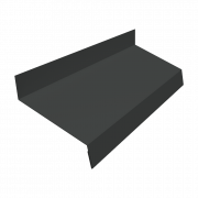 Отлив простой 50 0,5 Satin с пленкой RAL 7016 антрацитово-серый (2м)