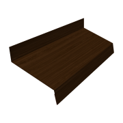 Отлив простой 70 0,45 Print Elite Choco Wood TwinColor (2м)