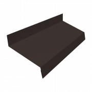 Отлив простой 70 0,5 Atlas X с пленкой RR 32 темно-коричневый (3м)